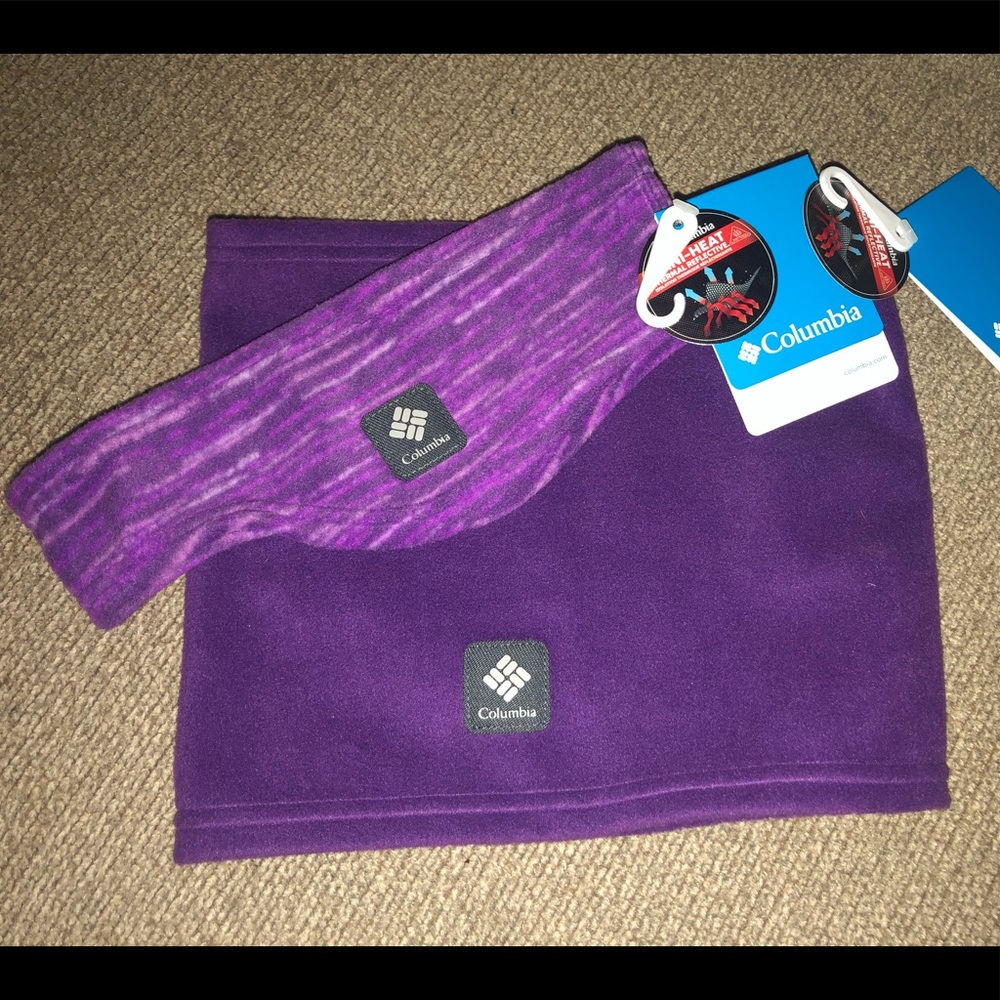 Columbia cold weather head wrap and neck warmer